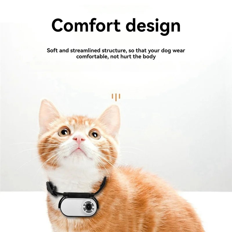 Pet Collar Camera For Pet Camera And Monitor With Wide Angle Lens, Mini Portable Stabilized Sports Body Camera